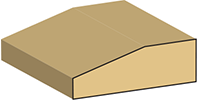 Chamfered